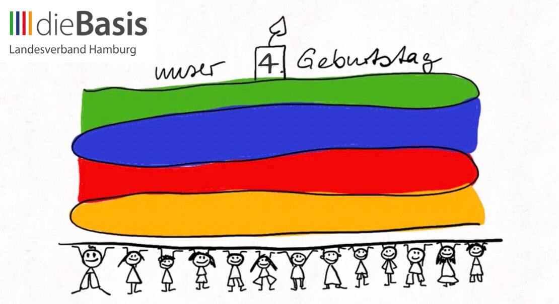 4 Jahre dieBasis Landesverband Hamburg